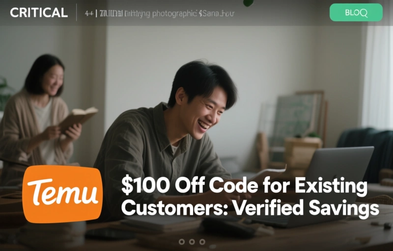 Temu $100 Off Code for Existing Customers: Verified Savings