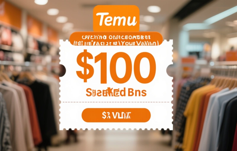 Visual representation of Temu $100 Off Code for Existing Customers