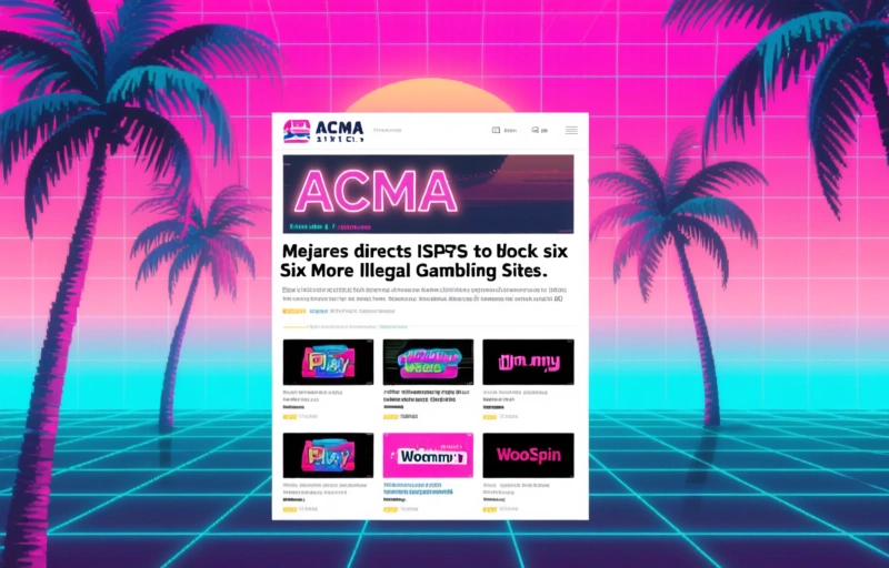 ACMA Blocks Six More Illegal Gambling Sites