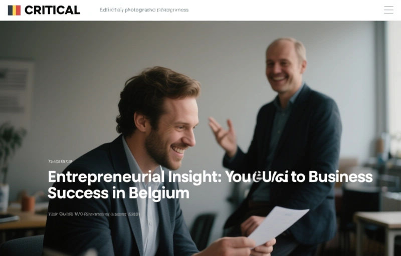Entrepreneurial Insight: Your Guide to Business Success in Belgium