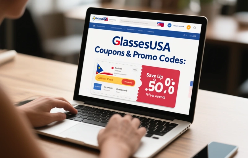 Visual representation of GlassesUSA Coupons & Promo Codes