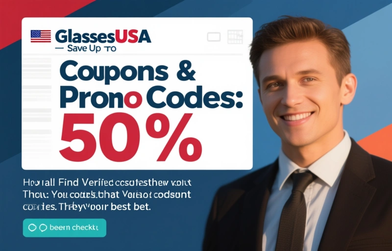 Visual representation of GlassesUSA Coupons & Promo Codes