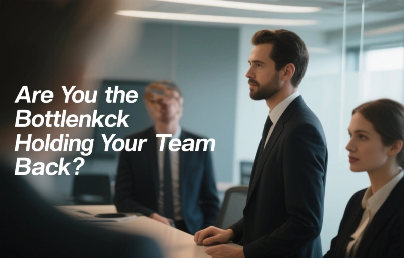 Visual representation of Are You the Bottleneck Holding Your Team Back?