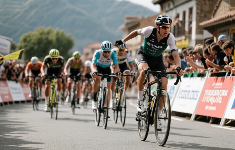 Visual representation of Igor Arrieta's Brave Second Place at Itzulia Basque Country