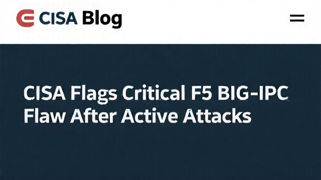 CISA Flags Critical F5 BIG-IP Flaw After Active Attacks