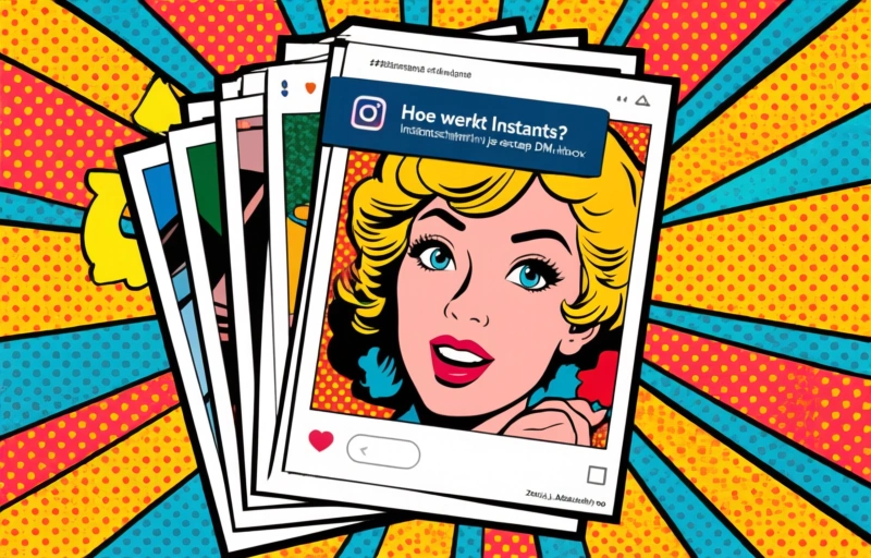 Visuele weergave van Instagram Instants