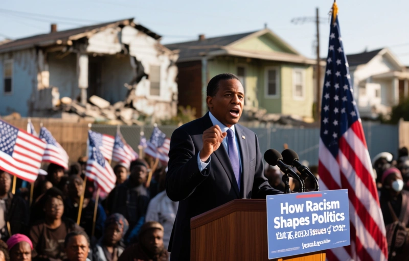 Visual representation of How Racism Shapes Politics and Social Issues Today