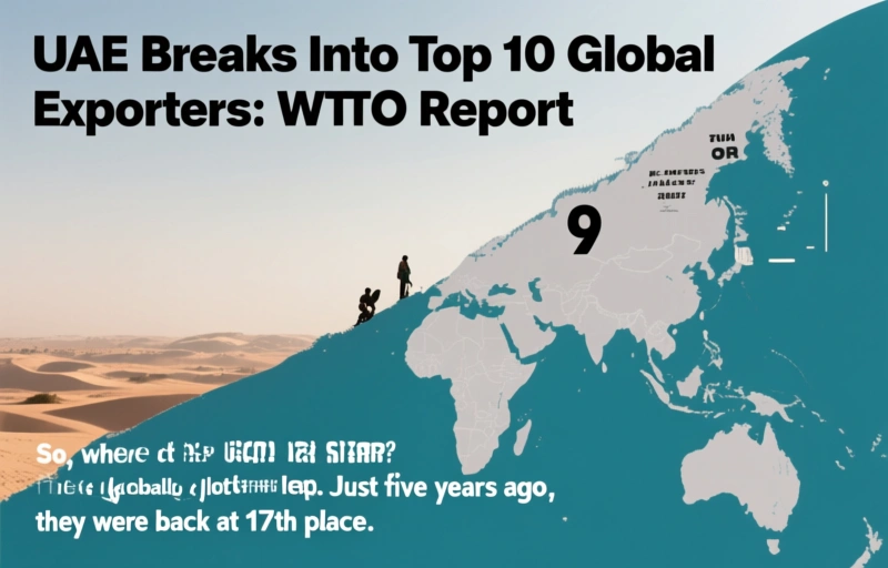 Visual representation of UAE Breaks Into Top 10 Global Exporters