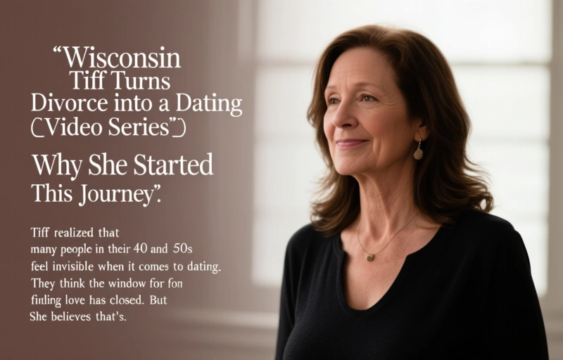 Visual representation of Wisconsin Tiff Turns Divorce into a Dating Video Series
