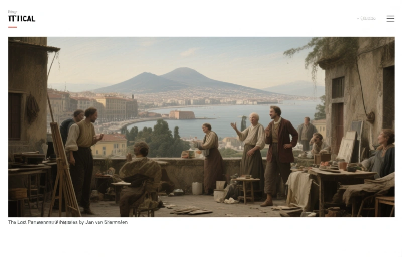 The Lost Panorama of Naples by Jan van Stinemolen