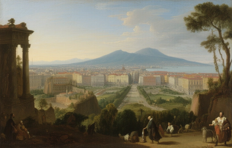 Visual representation of The Lost Panorama of Naples by Jan van Stinemolen