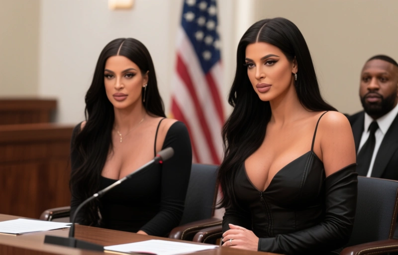 Visuelle Darstellung von Kardashian und Jenner verlieren Geheimhaltungsprozess