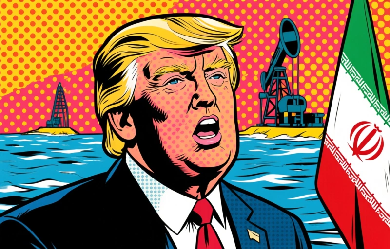 Visuele weergave van Olie daalt door hoop op Iran-deal, beurzen gemengd
