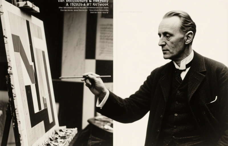 Visual representation of Van Doesburg & Hungary's Avant-Garde