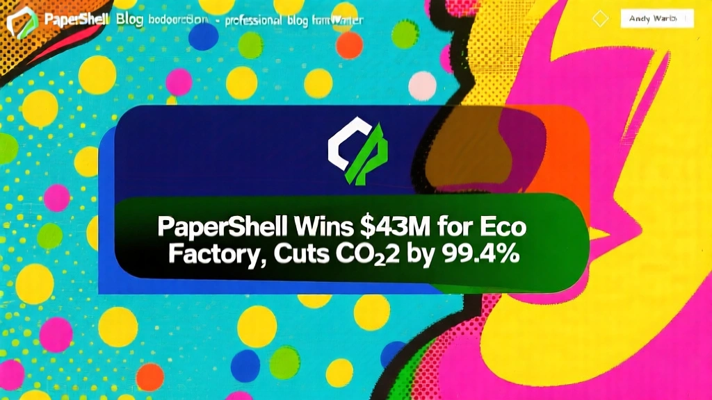 PaperShell Wins $43M for Eco Factory, Cuts CO₂ by 99.4%