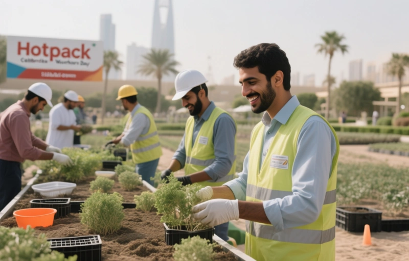 Hotpack Celebrates Workers Day for 1500 at Dubai Garden