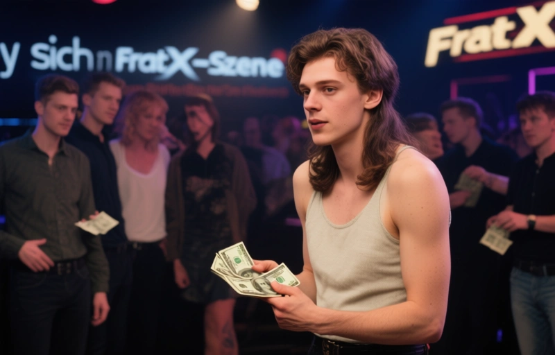 Visuelle Darstellung von Chenny verdient sich Cash im neuen FratX-Szene