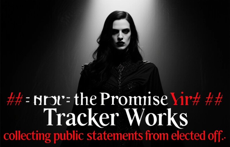Visual representation of Tracking Political Promises