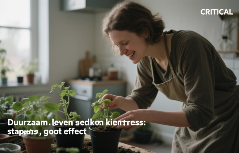 Duurzaam leven zonder stress: kleine stappen, groot effect