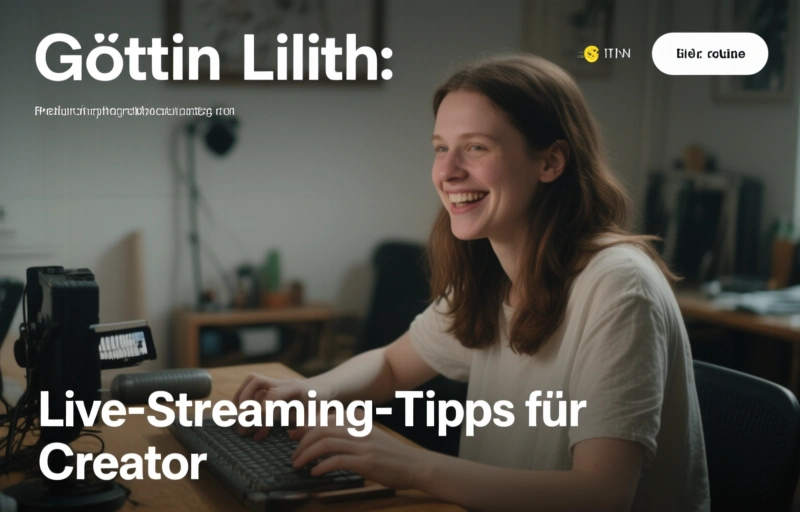 Göttin Lilith: Live-Streaming-Tipps für Creator