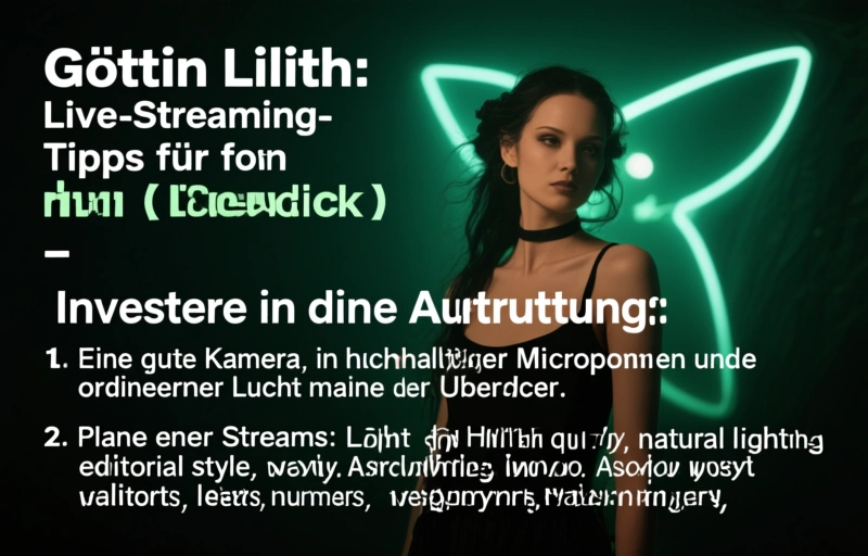 Visuelle Darstellung von Göttin Lilith