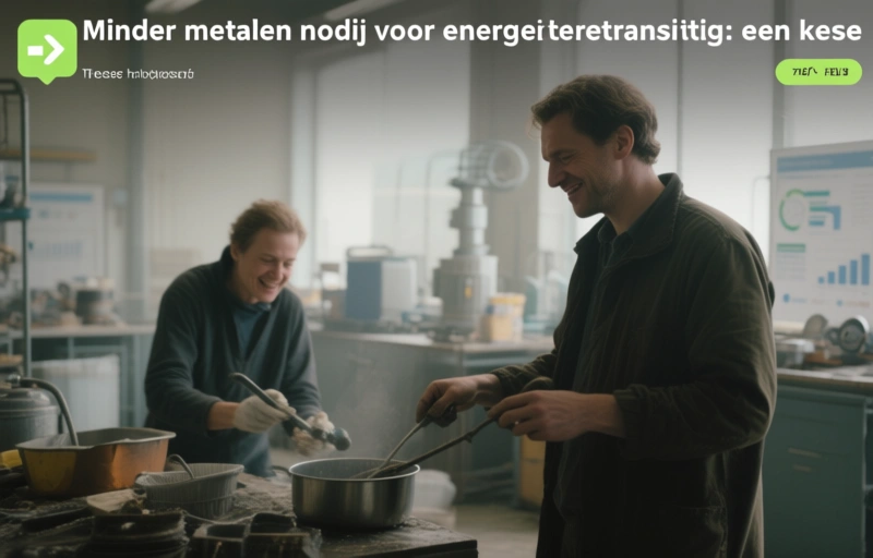Minder metalen nodig voor energietransitie: een keuze