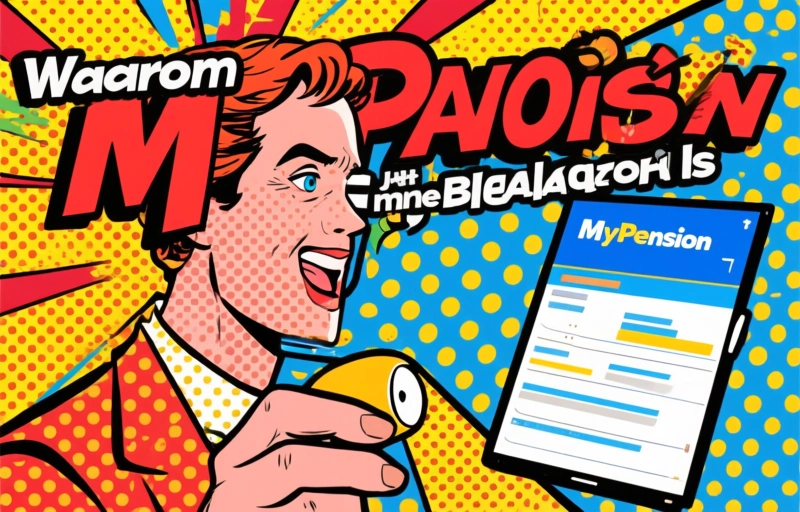 Visuele weergave van MyPension Update