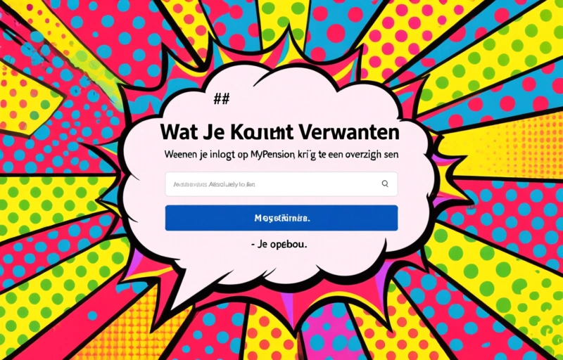 Visuele weergave van MyPension Update