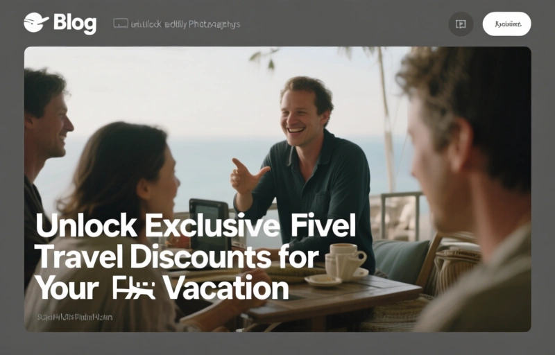 Unlock Exclusive Travel Discounts for Your Next Vacation