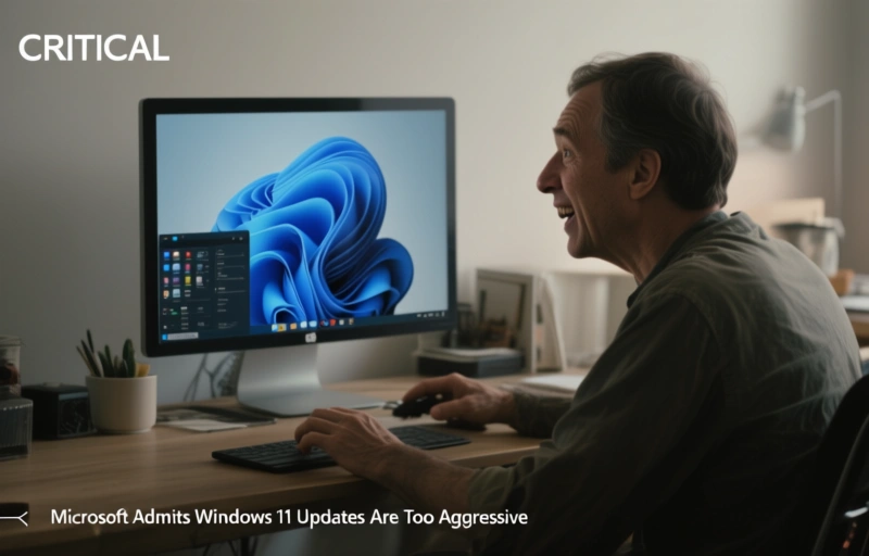 Microsoft Admits Windows 11 Updates Are Too Aggressive