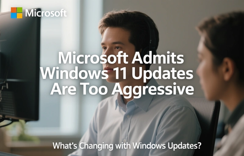 Visual representation of Microsoft Admits Windows 11 Updates Are Too Aggressive