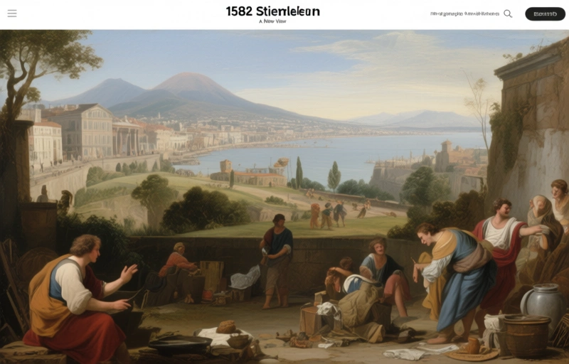 Jan van Stinemolen's 1582 Naples Panorama: A New View