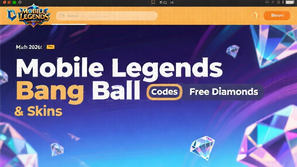 Mobile Legends Bang Bang Codes March 2026: Free Diamonds & Skins