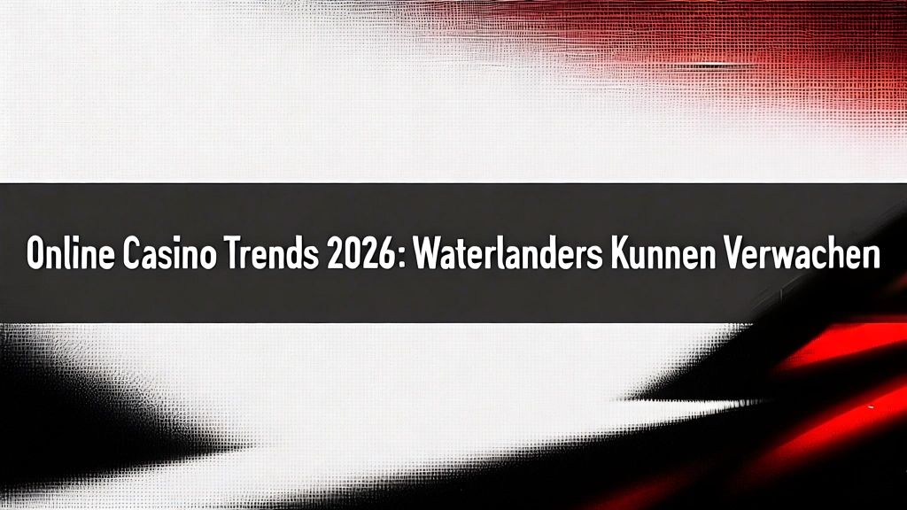Online Casino Trends 2026: Wat Nederlanders Kunnen Verwachten
