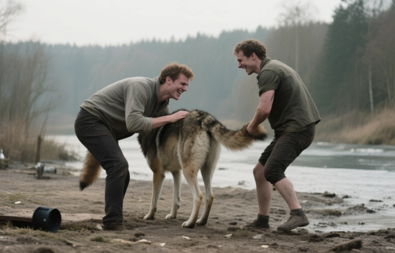 Legrand Wolf dehnt Jace Jaxons Twink-Loch mit dickem Schwanz