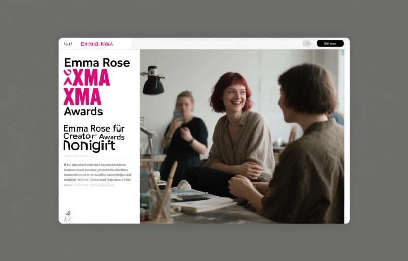 Emma Rose für XMA Creator Awards nominiert