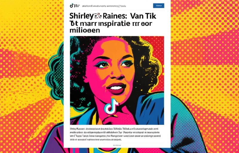 Shirley Raines: Van TikTok naar inspiratie voor miljoenen
