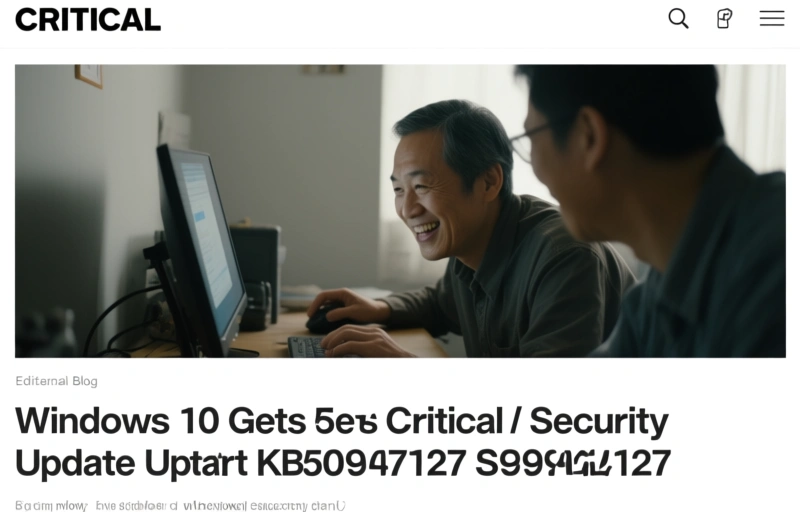 Windows 10 Gets Critical Security Update KB5094127