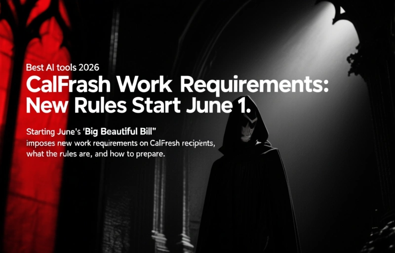 CalFresh Work Requirements: New Rules Start June 1