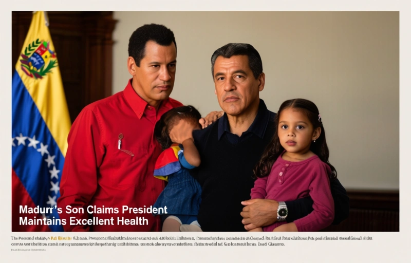 Visual representation of Maduro's Son Claims President Maintains Excellent Health