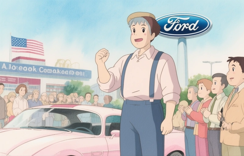 Visual representation of Porsche's 'Ring Record Falls to Ford's Surprise
