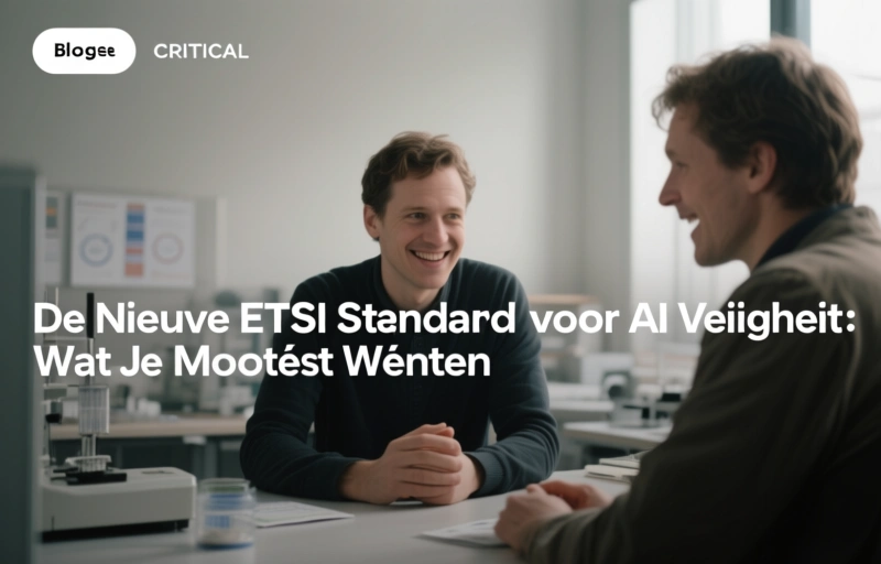 De Nieuwe ETSI Standaard voor AI Veiligheid: Wat Je Moet Weten