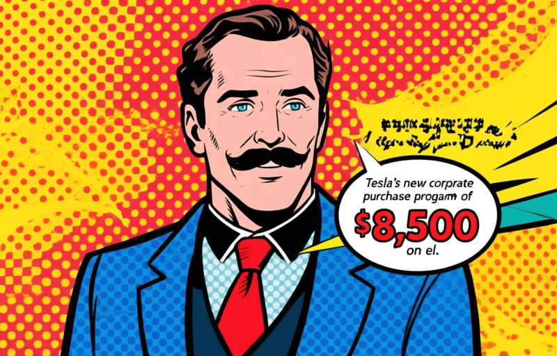Visual representation of Tesla Slashes Up to $8,500 for Employees of These 15 Companies