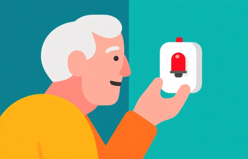 Visuele weergave van Beste persoonlijk alarm senioren