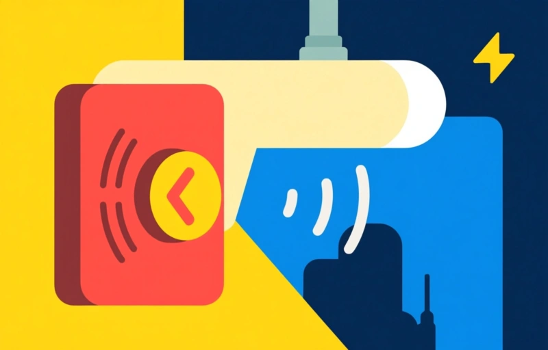 Visuele weergave van Rookmelders redden BBQ-restaurant