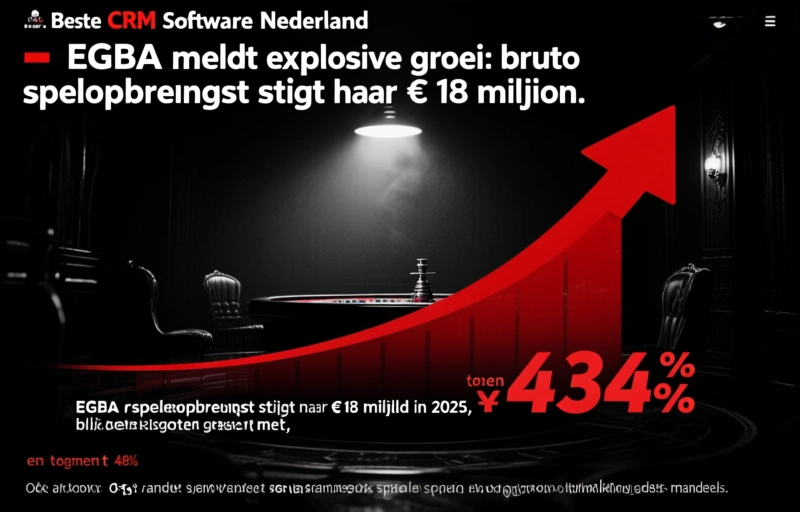 EGBA meldt explosieve groei: bruto spelopbrengst stijgt naar € 18 miljard
