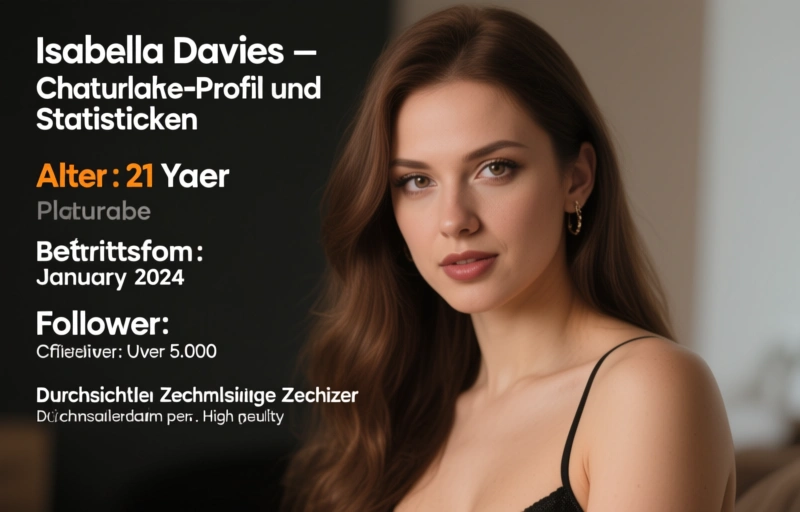 Visuelle Darstellung von Isabella Davies – Chaturbate-Profil und Statistiken