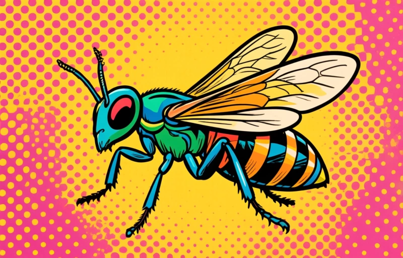 Visuele weergave van Insecten als echte superhelden bij Stad & Natuur