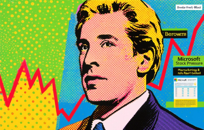 Microsoft Stock Pressure, Pharma Earnings & Jobs Report Outlook