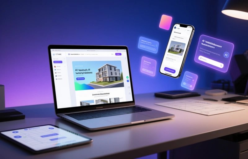 Top 5 AI-websitebouwers voor vastgoed in Nederland